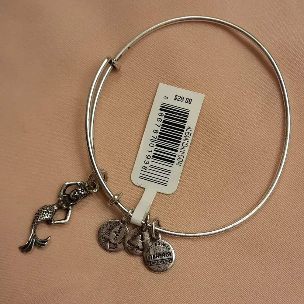 NWT, Alex and Ani Russian Silver Mermaid Bracelet
